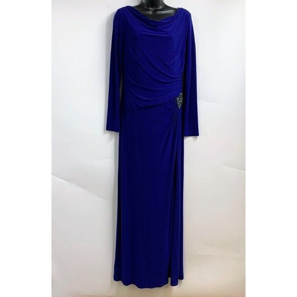 Ralph Lauren Men's Royal Blue V-neck Evenings‎ Formal Dress Size 8 - Picture 1 of 15